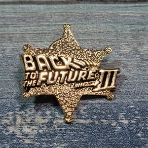 Back to the Future Part III Badge Pin